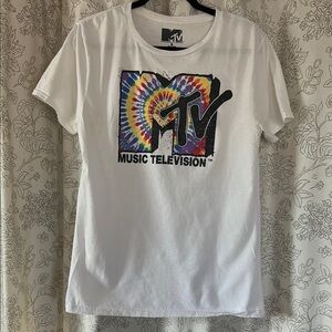 MTV White Graphic T-Shirt